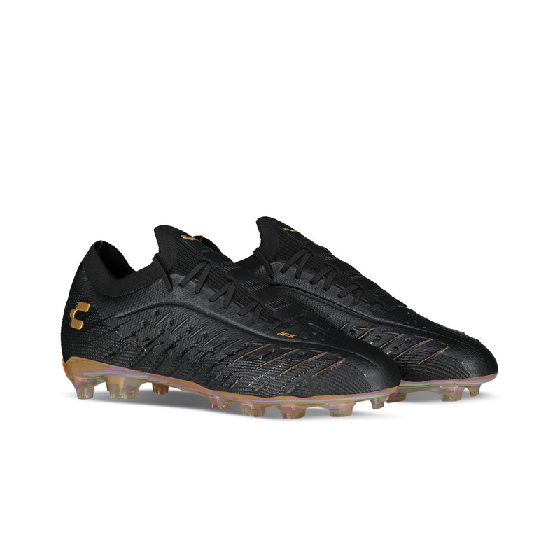 Charly Zinetik PFX Soccer Cleats (black/gold)