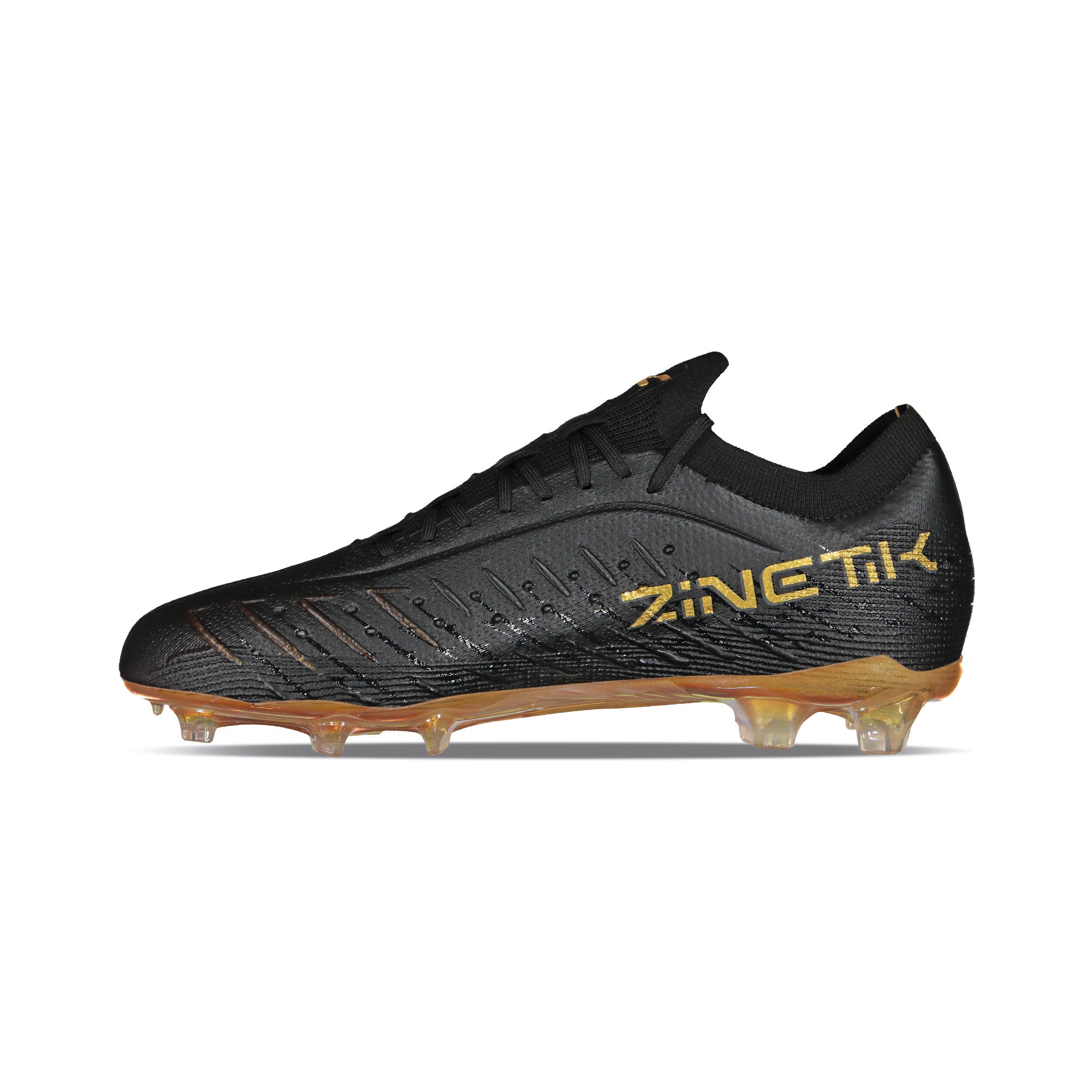 Botas de fútbol Charly Zinetik PFX (negro/dorado) 