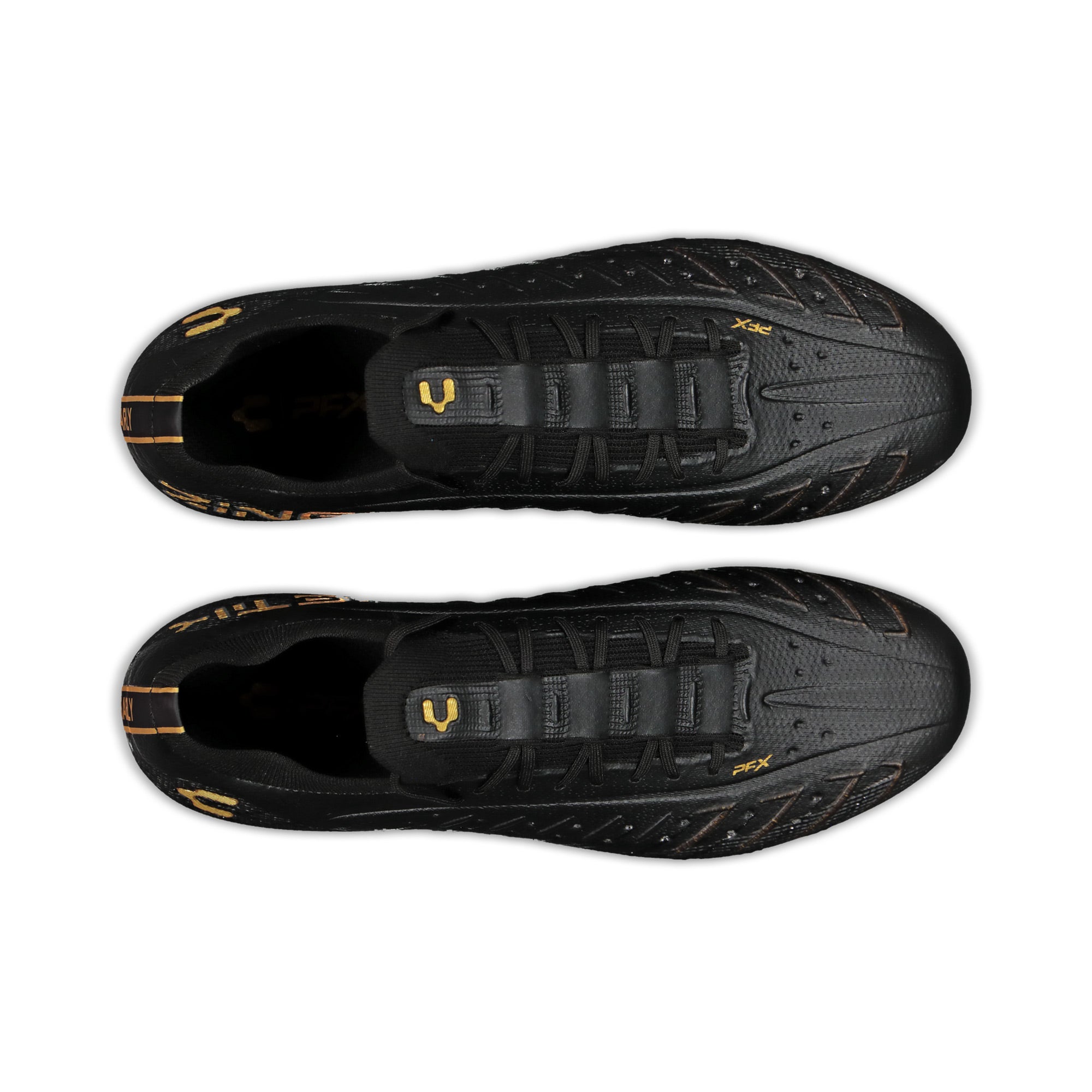Charly Zinetik PFX Soccer Cleats (black/gold)