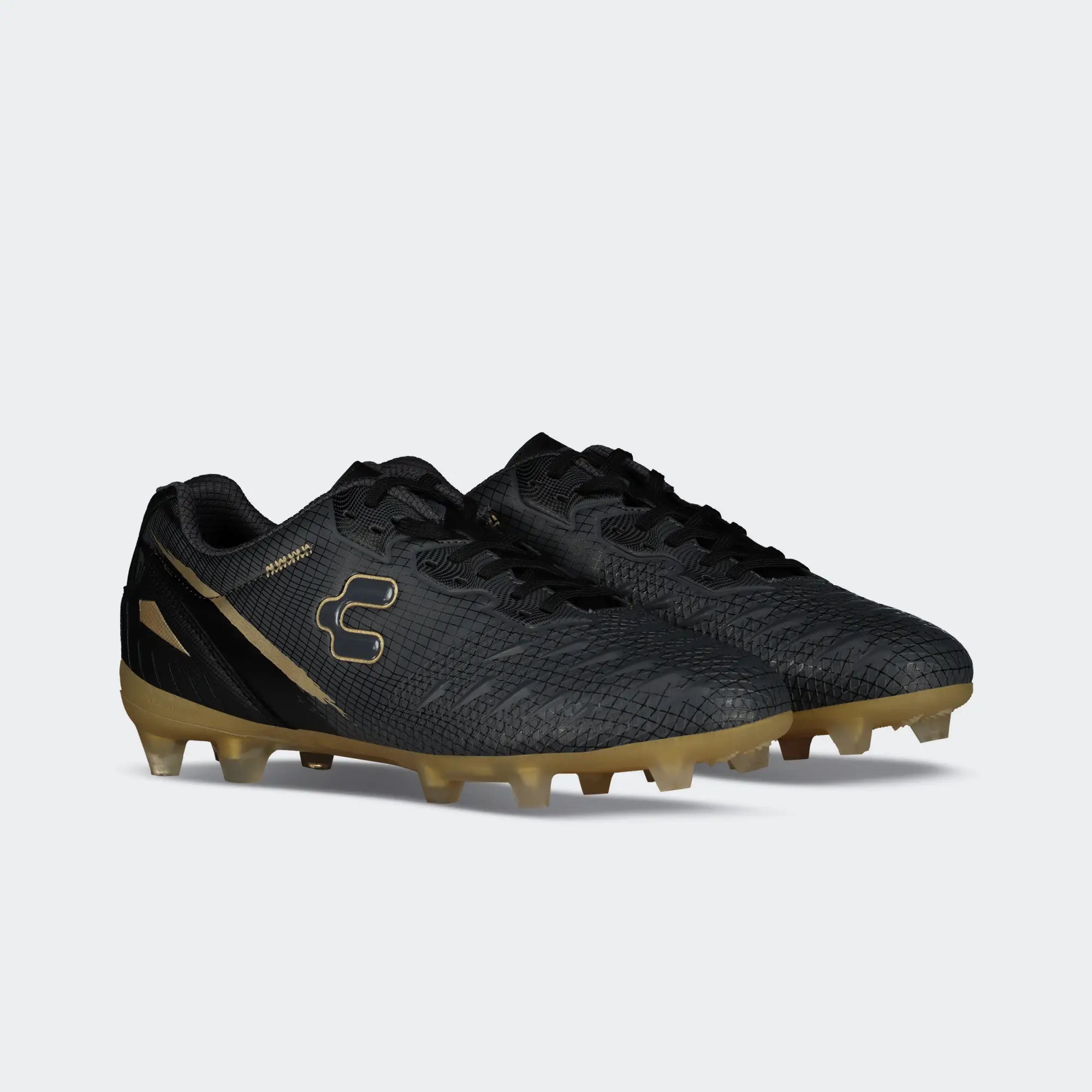 Botas de fútbol Charly Hot Cross 5.0 FG (negro/dorado) 