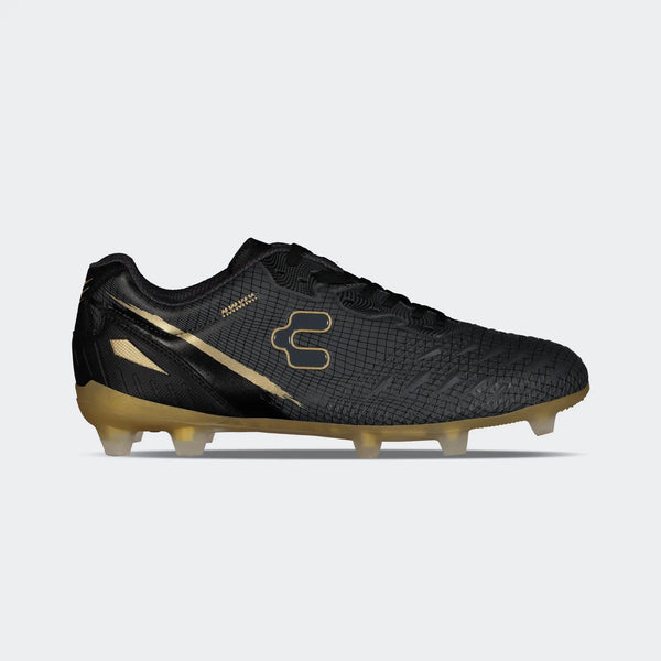 Charly Hot Cross 5.0 FG Soccer Cleats (black/gold)