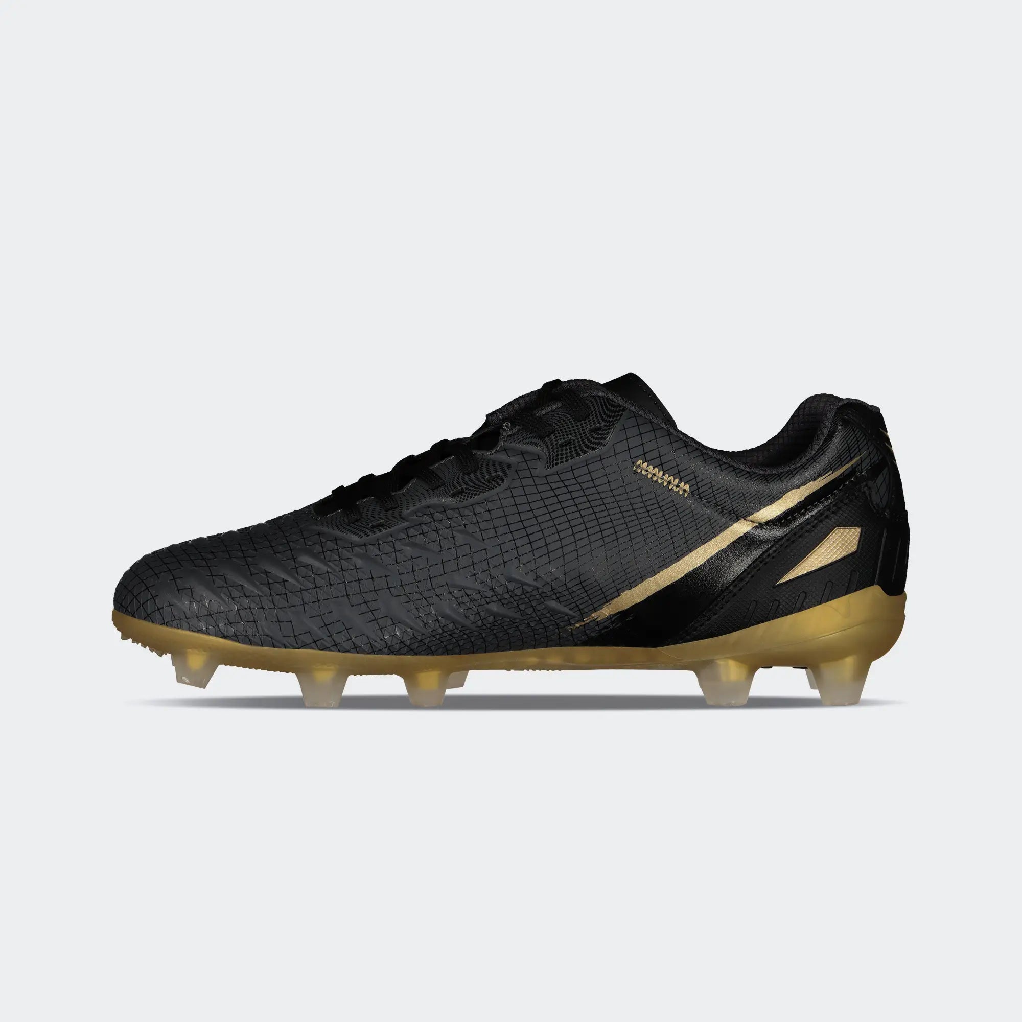 Botas de fútbol Charly Hot Cross 5.0 FG (negro/dorado) 