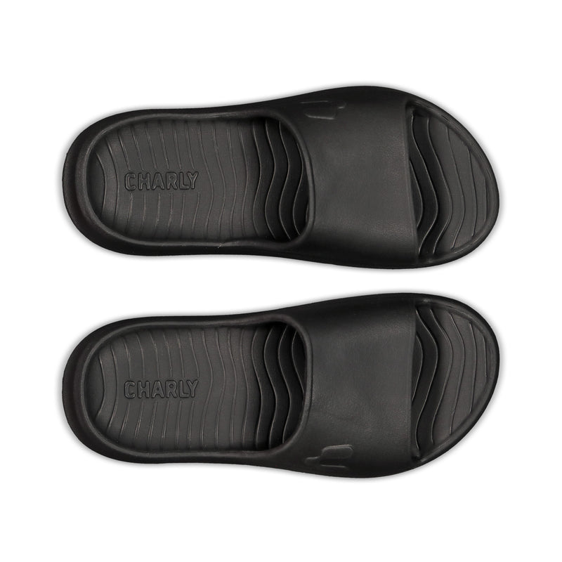 Charly Shanda Women's Sandal Slides (black)