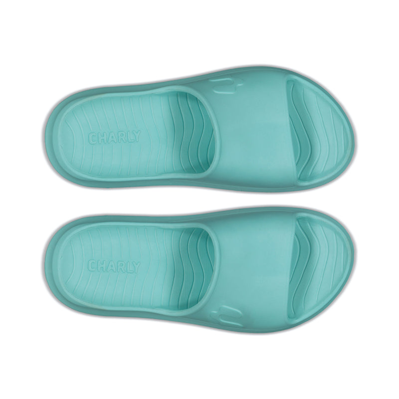 Charly Shanda Women's Sandal Slides (aqua)