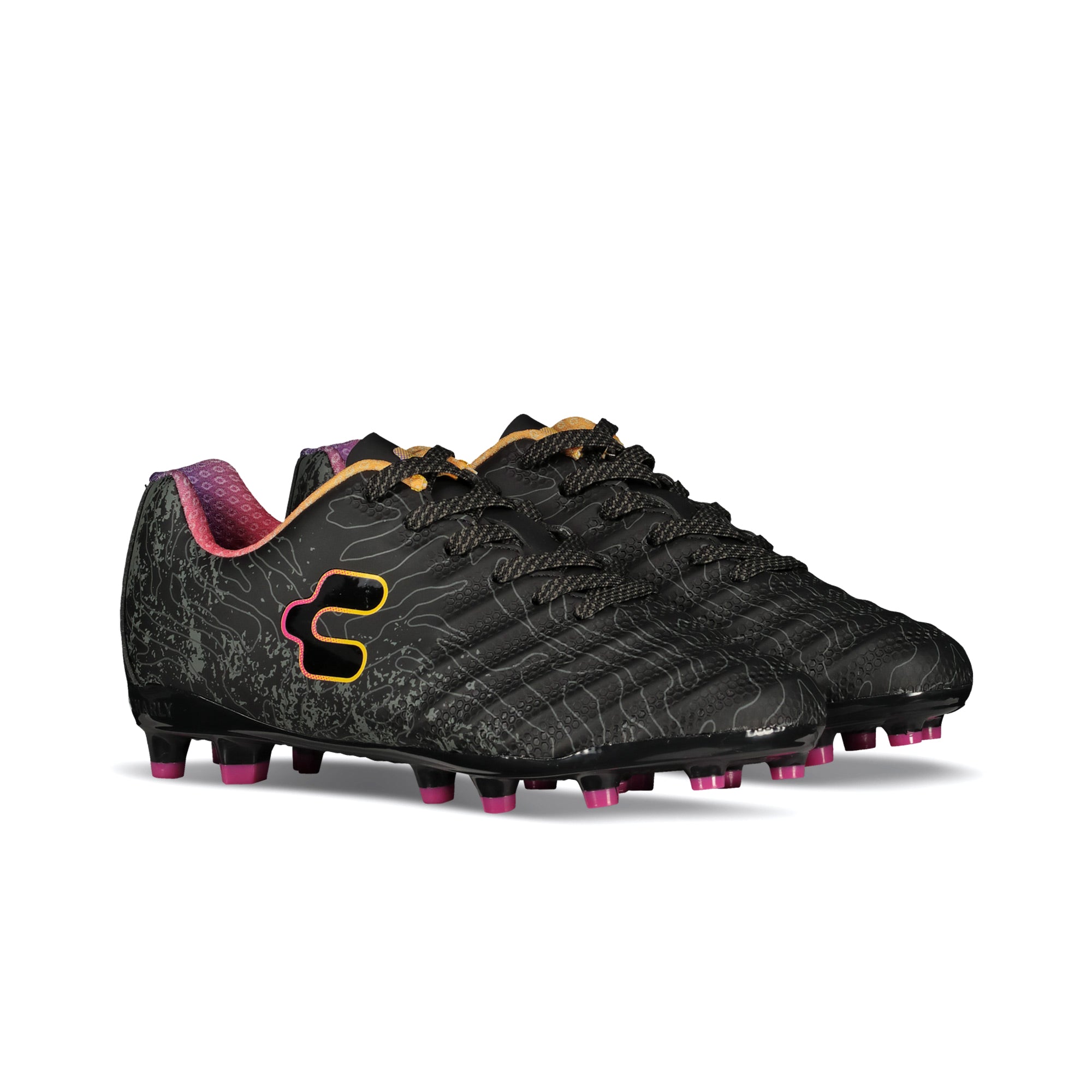 Charly Hotcross 2.0 JR Soccer Cleats (black/multi)-Soccer Command