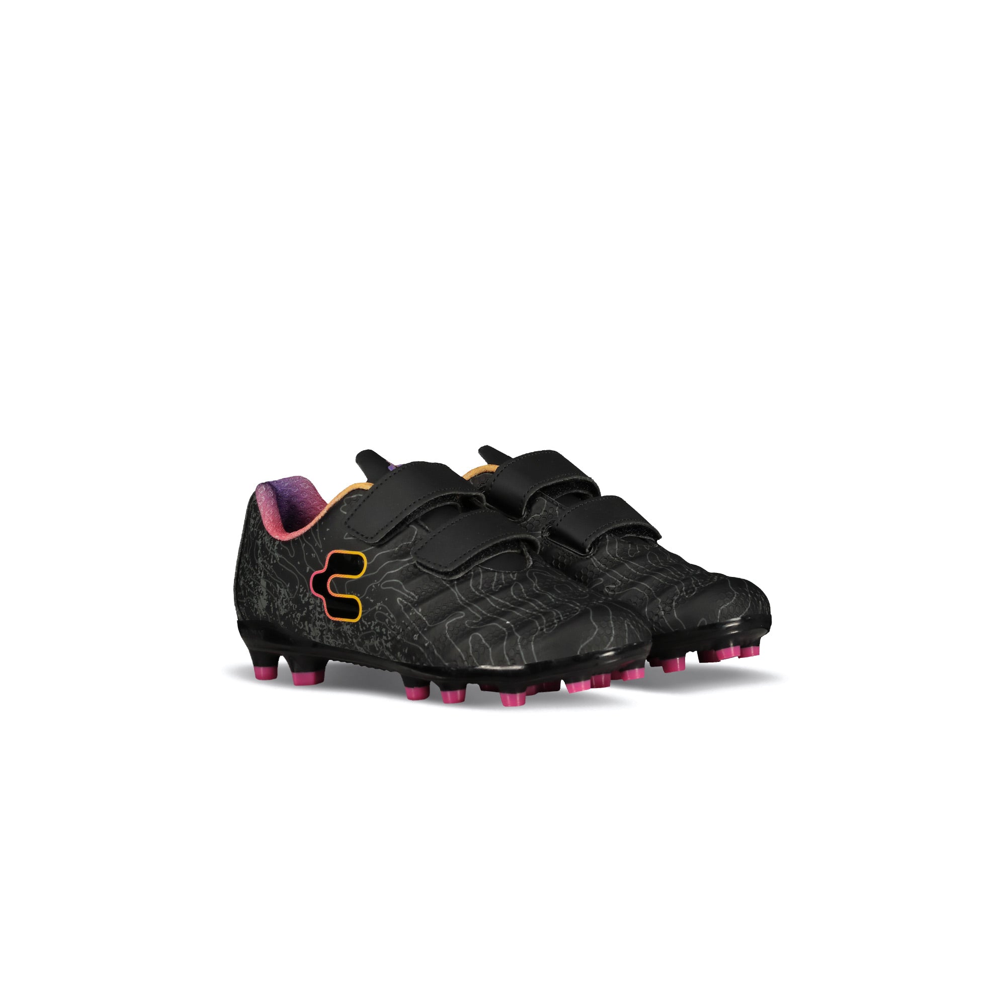 Charly Hotcross 2.0 Youth Soccer Cleats (black/multi)-Soccer Command