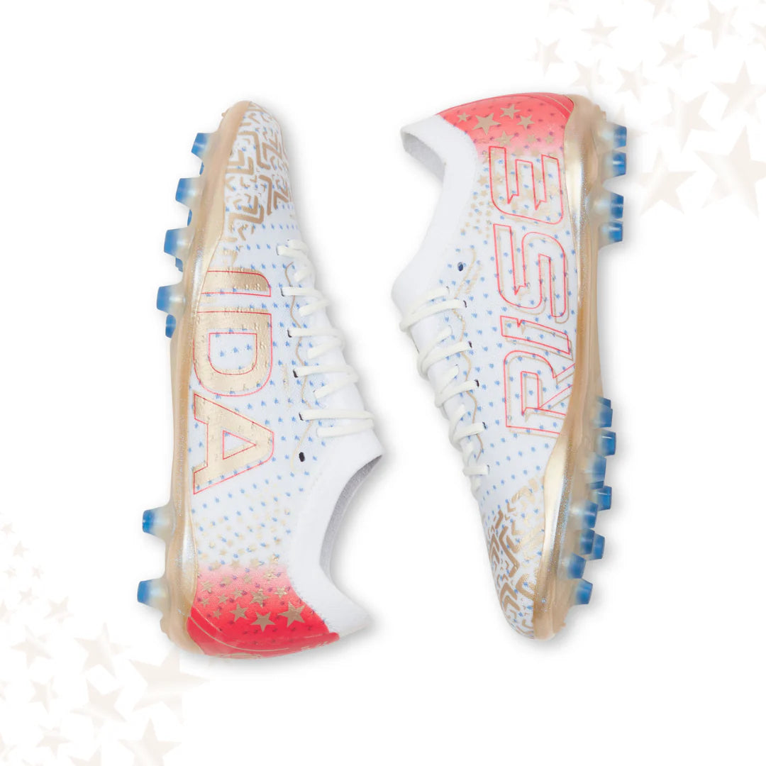 Pack IDA Edición Limitada 99er: Botas de fútbol ligeras Rise Elite para mujer FG/AG con calcetín