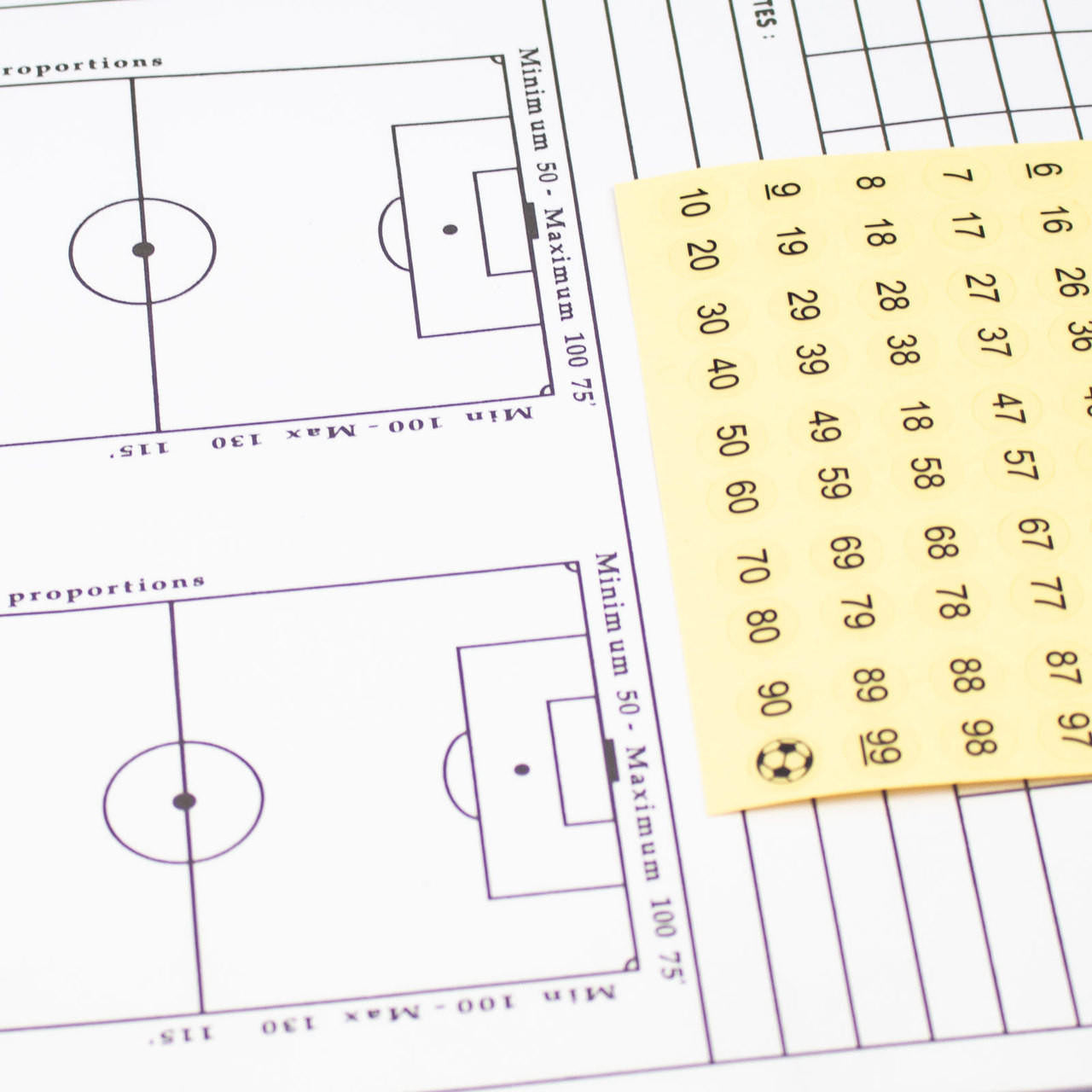 Carpeta magnética para entrenadores de fútbol de Soccer Innovations