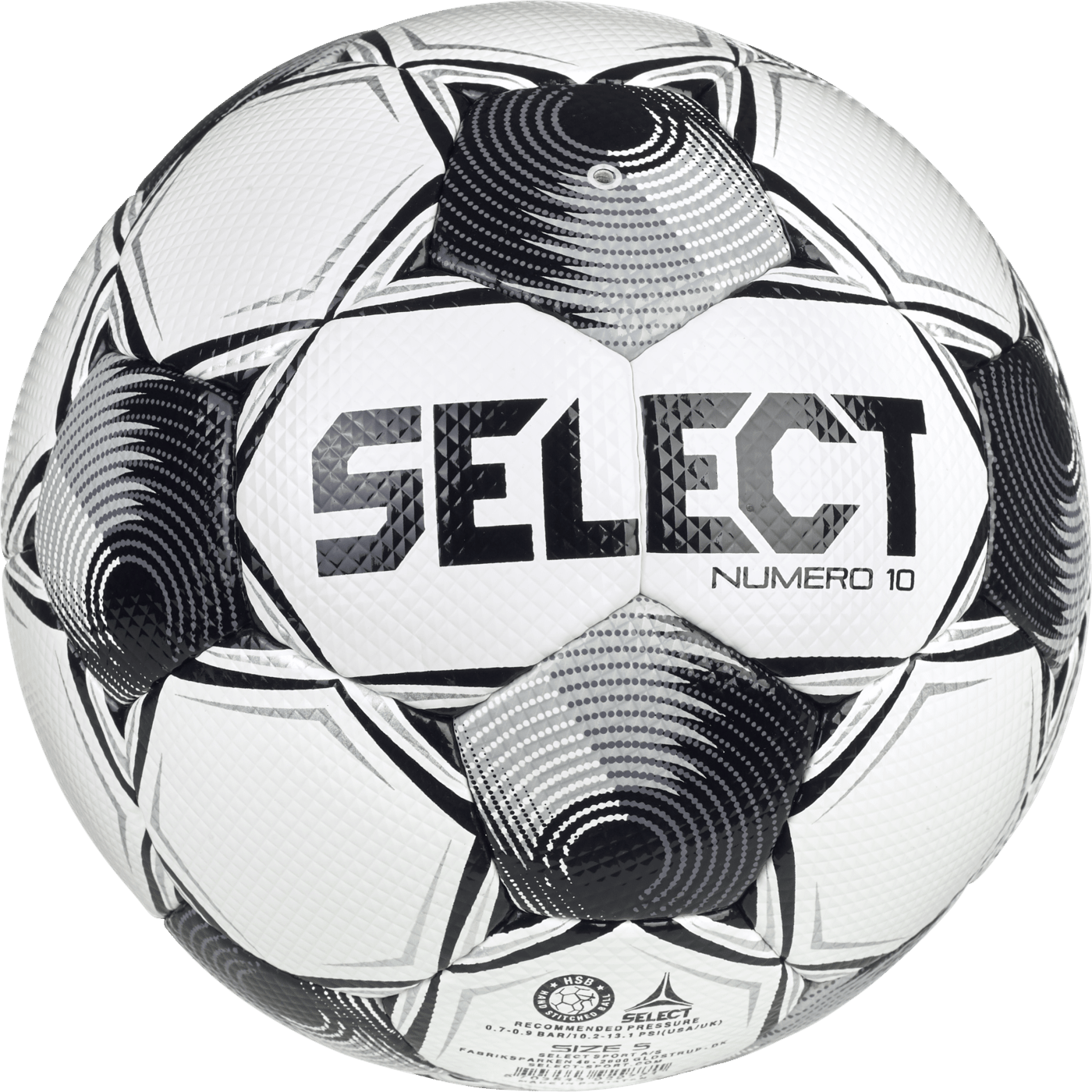 Paquete de 12 balones de fútbol Select Numero 10 v25 (incluye bolsa para balones).