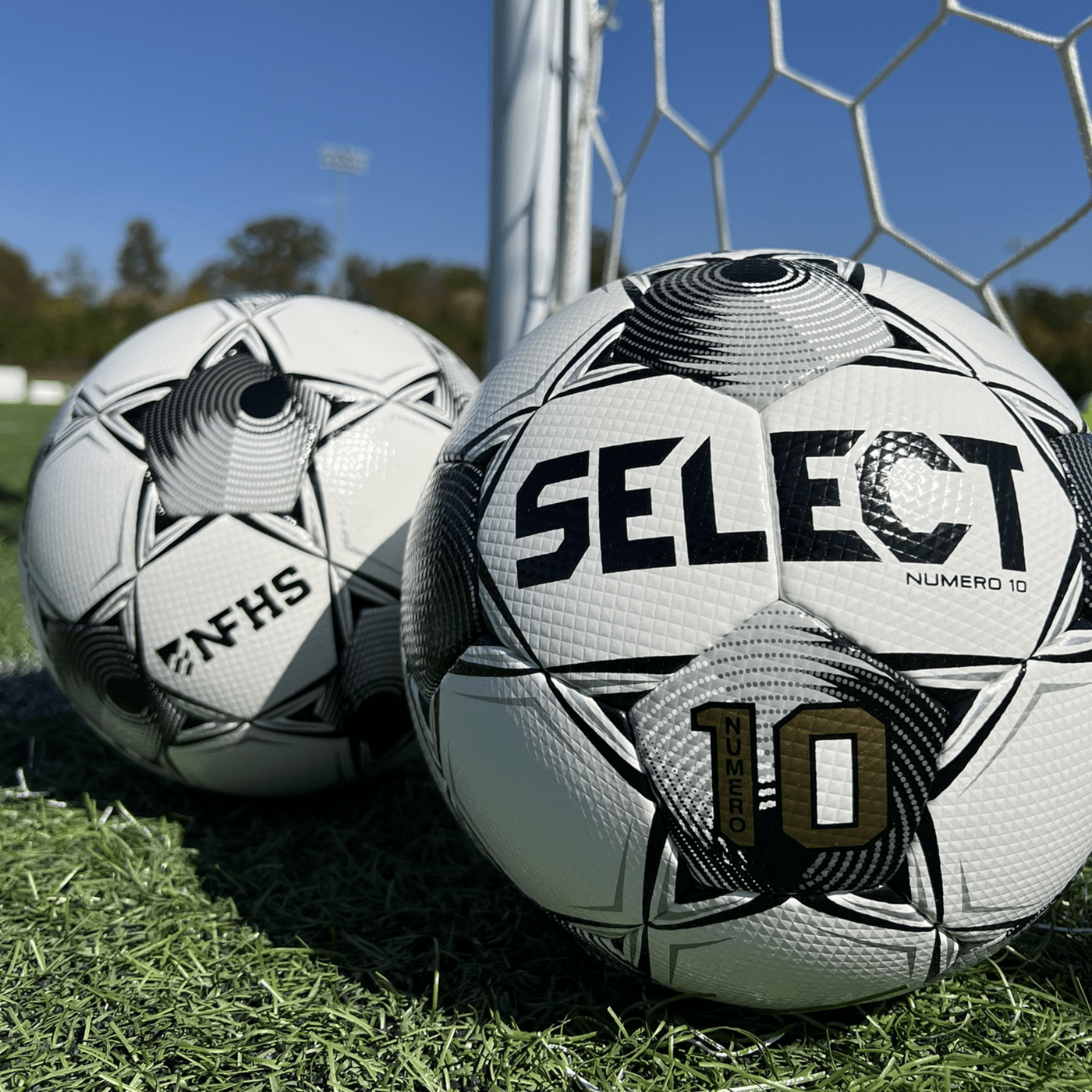 Paquete de 12 balones de fútbol Select Numero 10 NFHS v25 (incluye bolsa para balones).