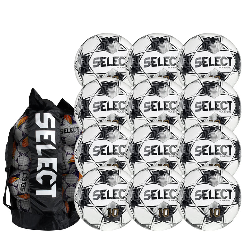 Select Numero 10 v25 Soccer Ball Bundle (12-pack with ball bag)