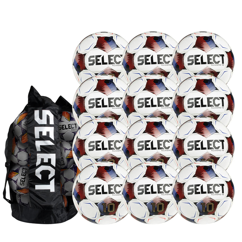 Select Numero 10 v25 Soccer Ball Bundle (12-pack with ball bag)
