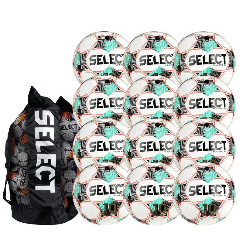 Select Numero 10 v25 Soccer Ball Bundle (12-pack with ball bag)