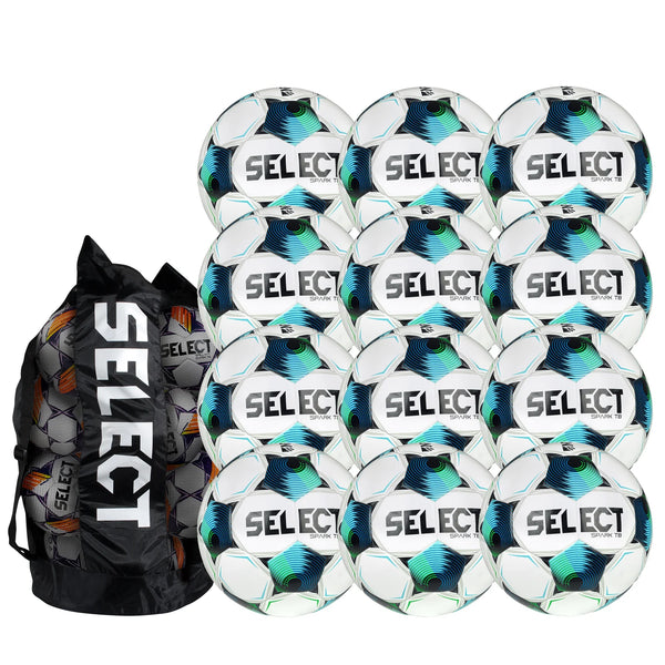 Select Spark TB v25 NFHS Soccer Ball Bundle (12-pack with ball bag)