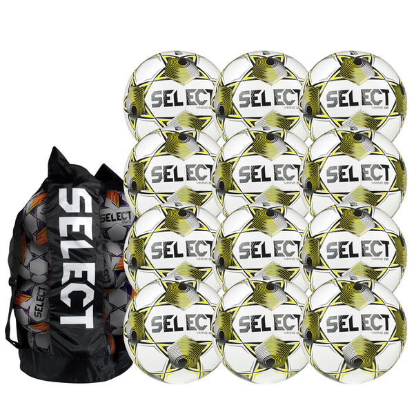 Select Viking DB NFHS v25 Soccer Ball Bundle (12-pack with ball bag)