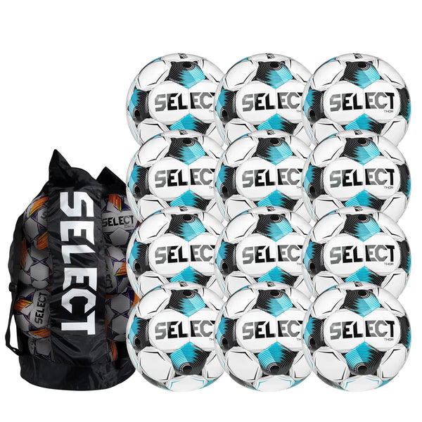 Select Thor NFHS v25 Soccer Ball Bundle (12-pack with ball bag)