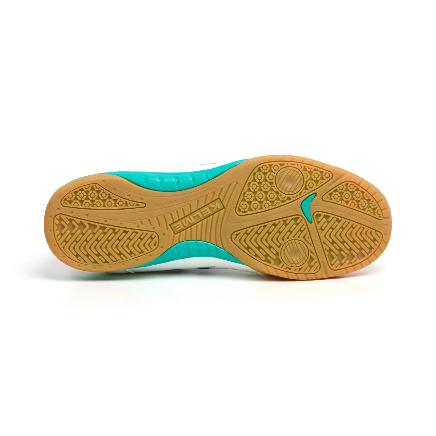 Kelme Precision Futsal Shoes (white/aqua)