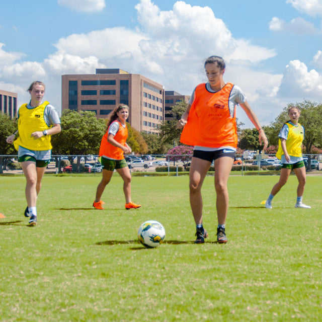 Conjunto de chalecos de entrenamiento numerados de Soccer Innovations (1-18)