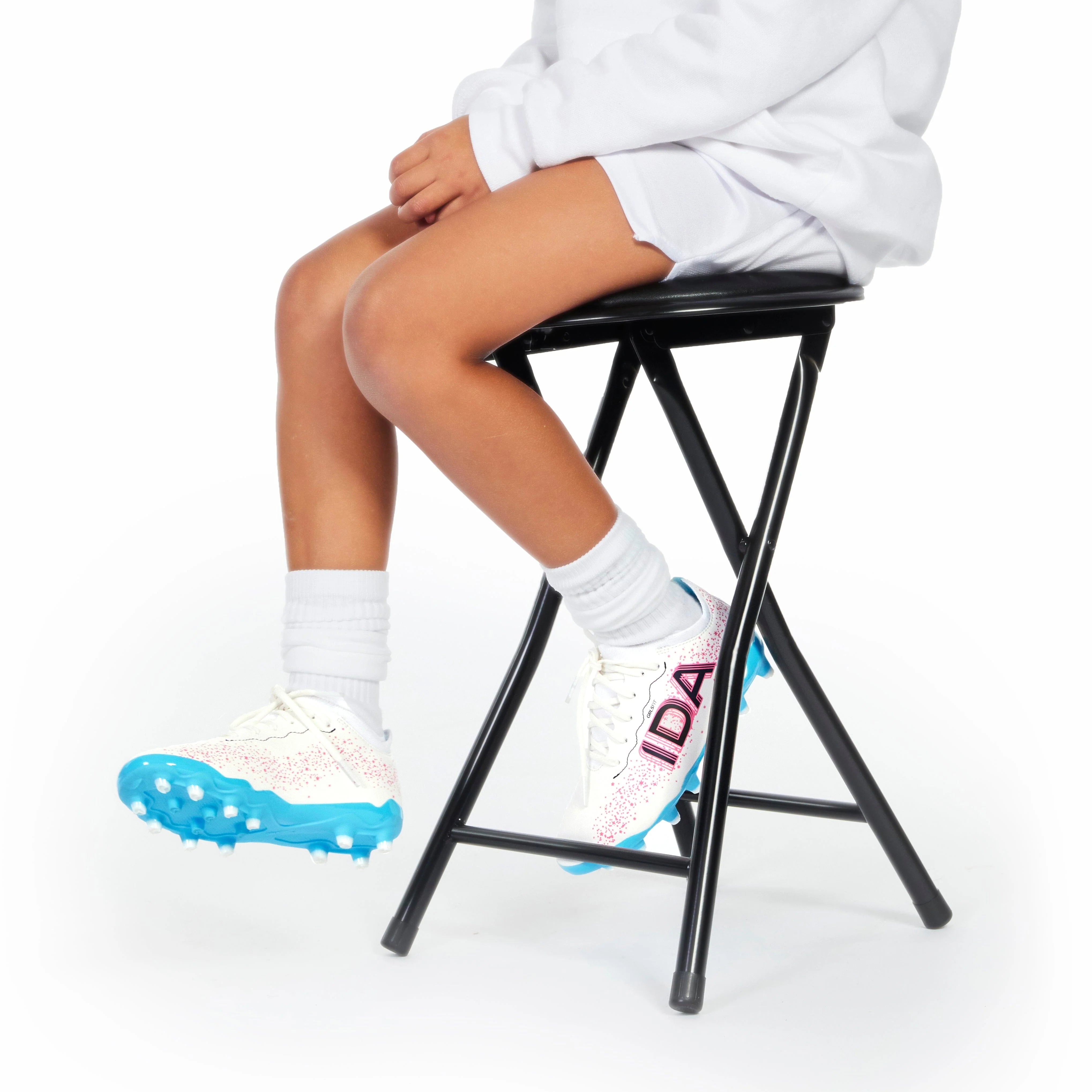 Botas de fútbol para niña IDA Youth Travel (blancas)