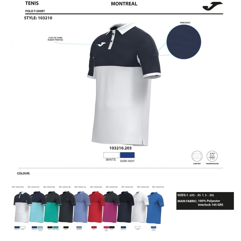 Polo Joma Montreal