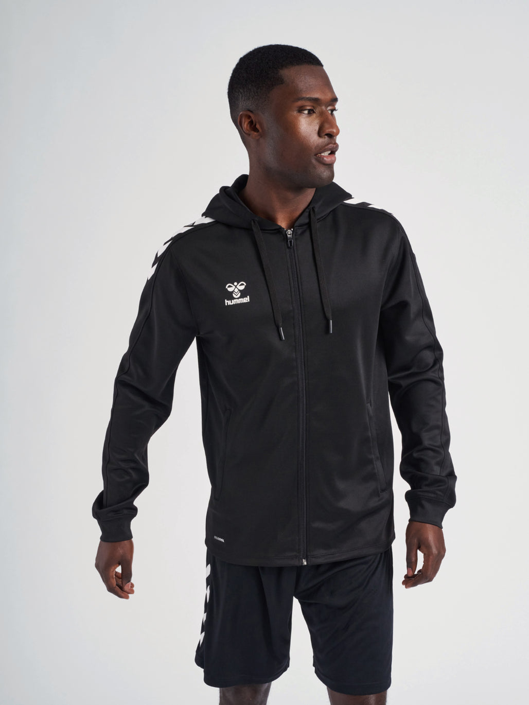 Sudadera con capucha y cremallera Hummel Core XK Poly