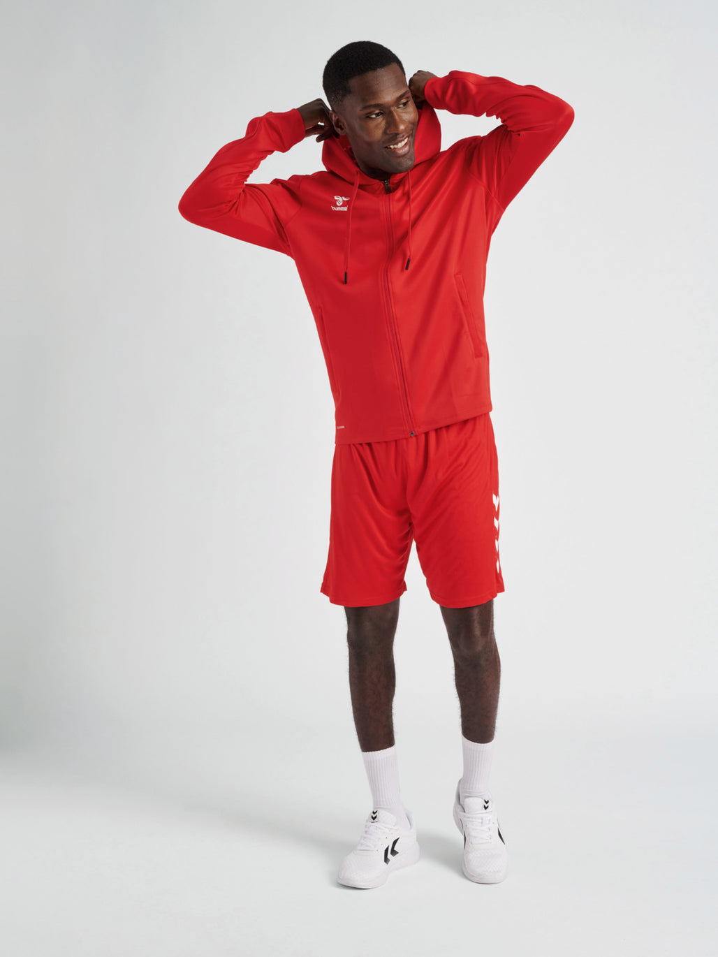 Sudadera con capucha y cremallera Hummel Core XK Poly