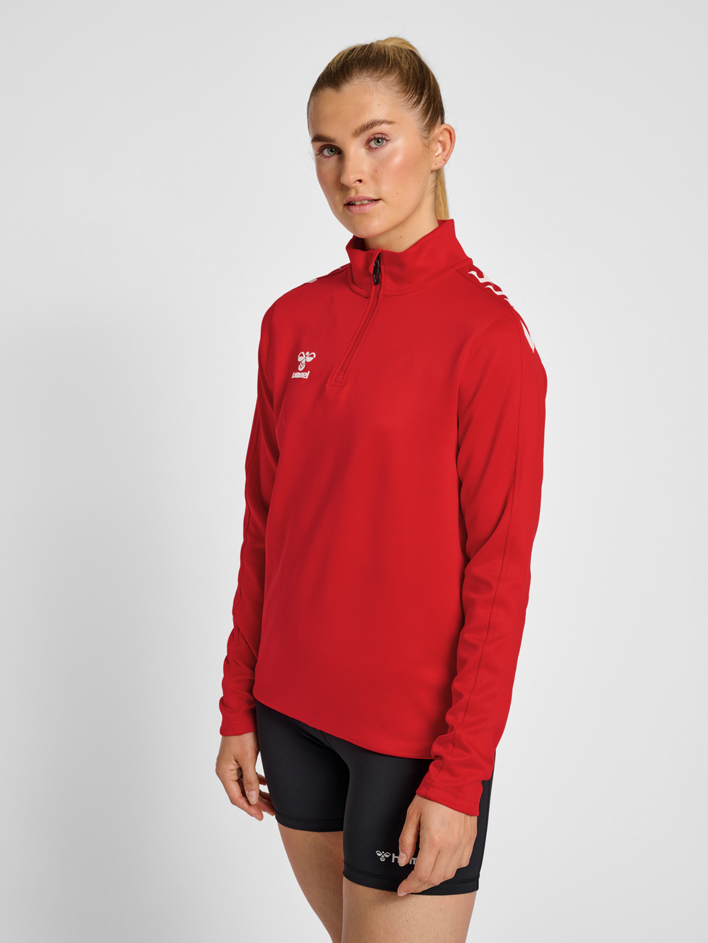 Sudadera Hummel Core XK de media cremallera de poliéster (para mujer)