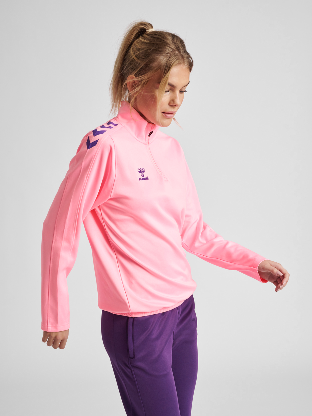 Sudadera Hummel Core XK de media cremallera de poliéster (para mujer)