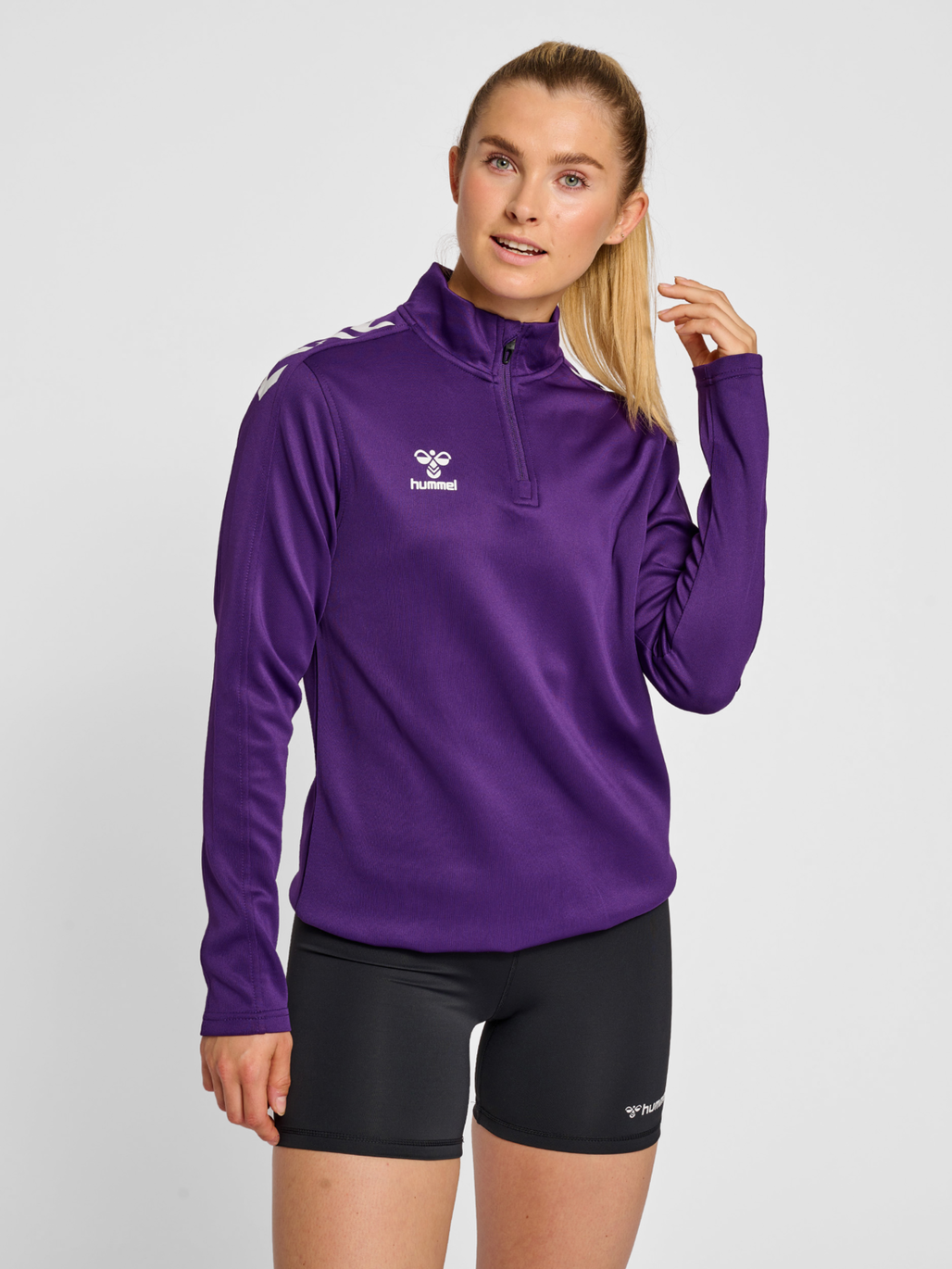 Sudadera Hummel Core XK de media cremallera de poliéster (para mujer)