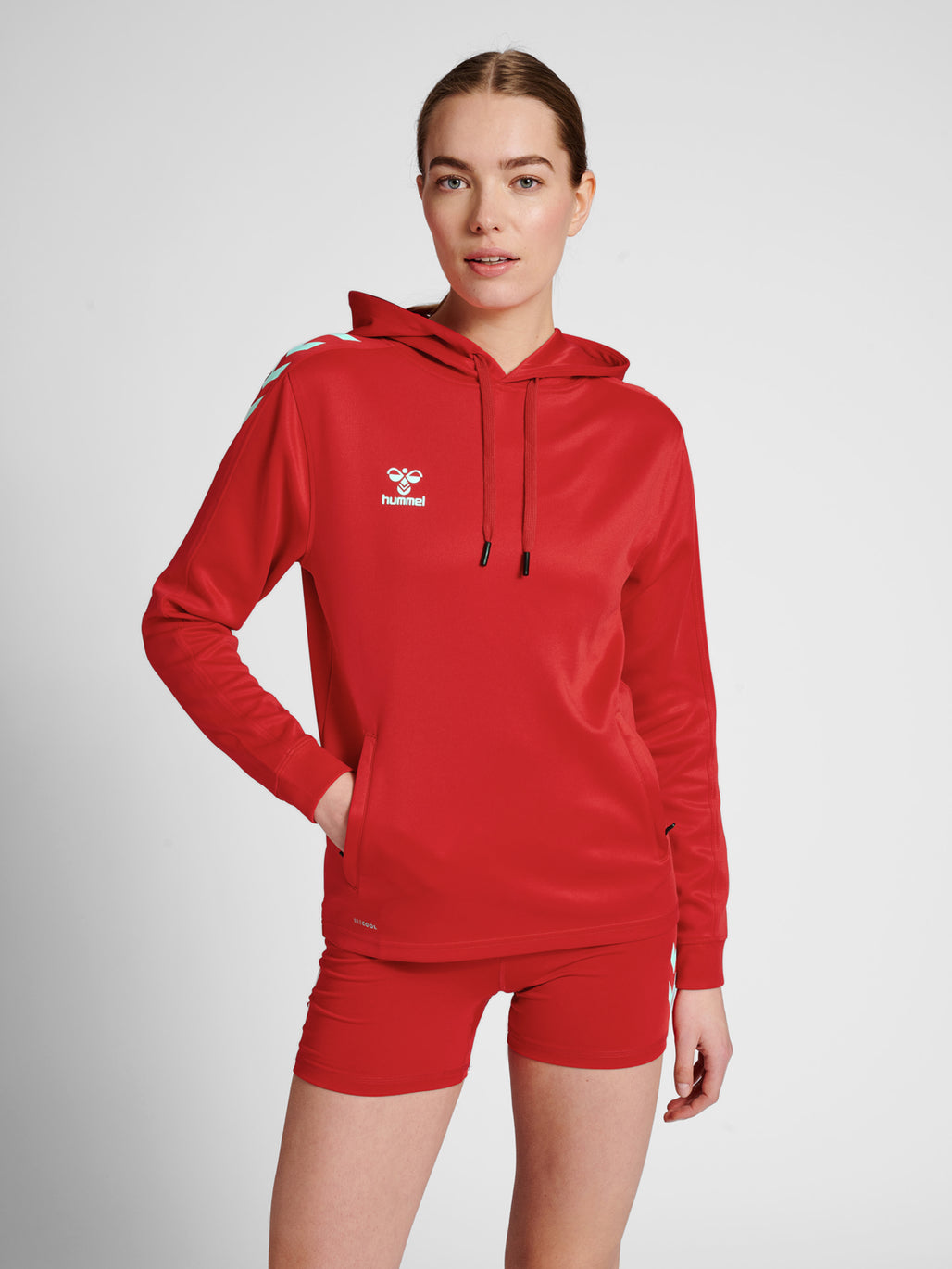 Sudadera con capucha hummel Core XK Poly Sweat (para mujer)