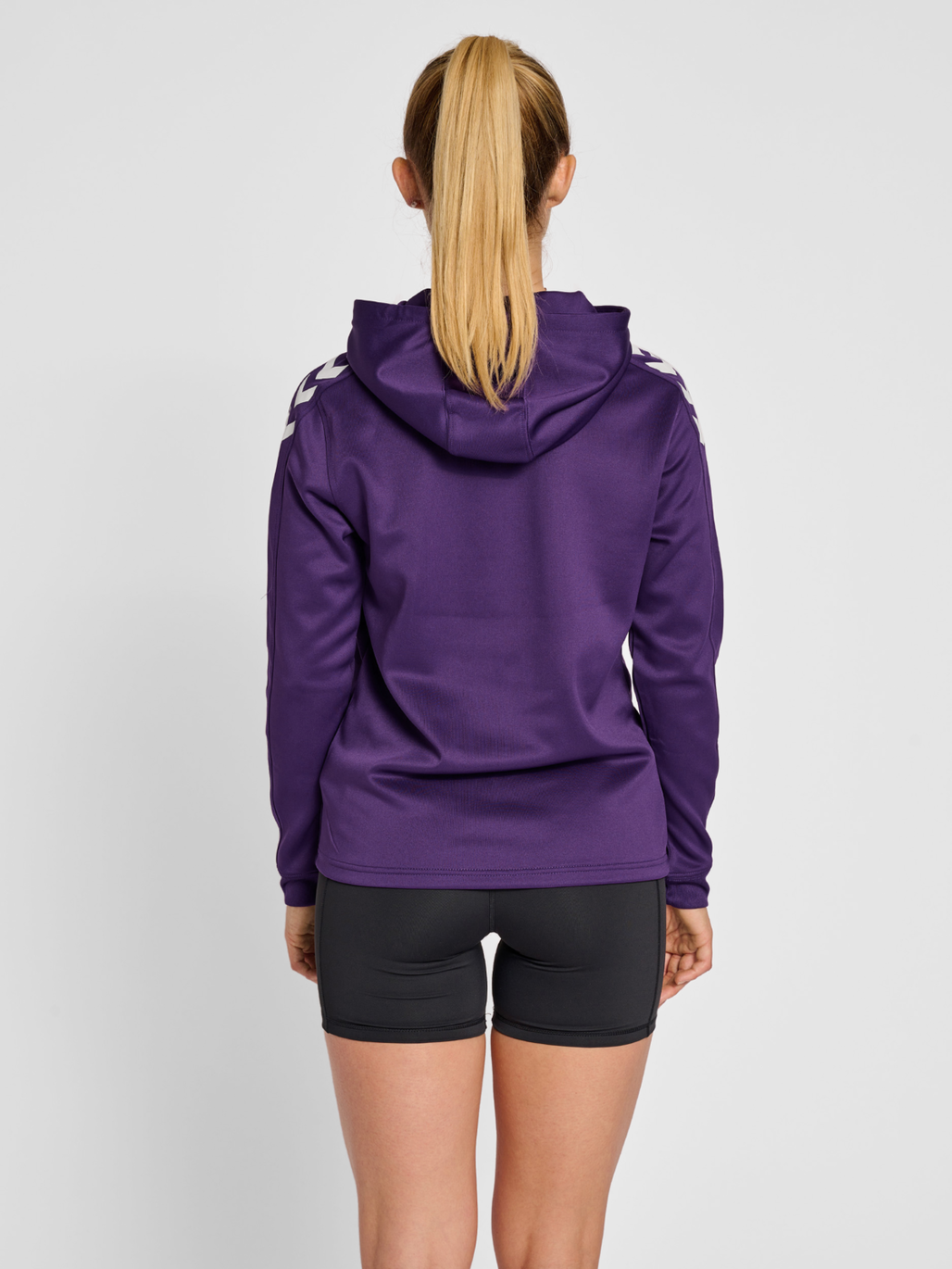 Sudadera con capucha y cremallera Hummel Core XK Poly (para mujer)