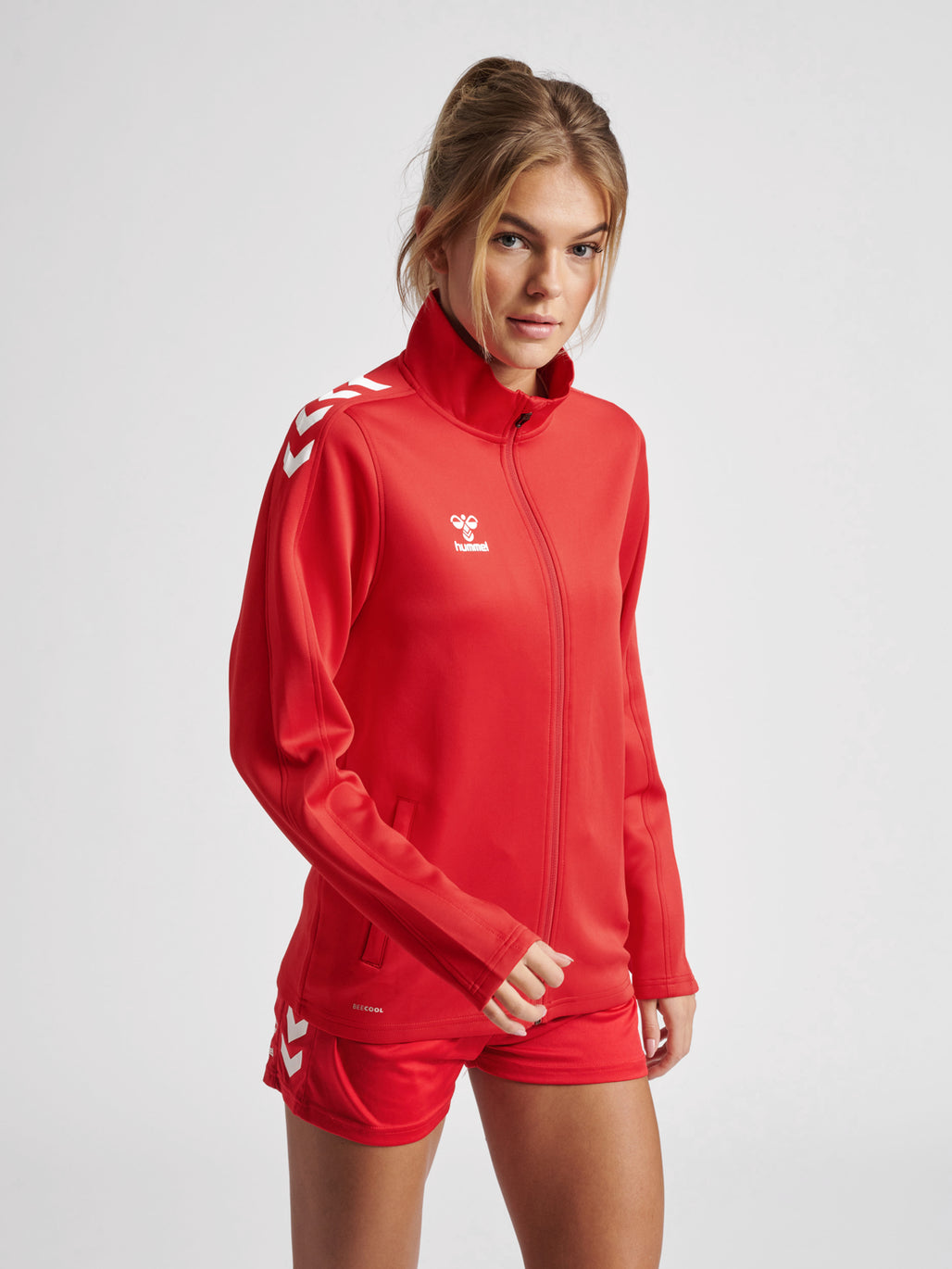 Sudadera hummel Core XK Poly Zip (para mujer)