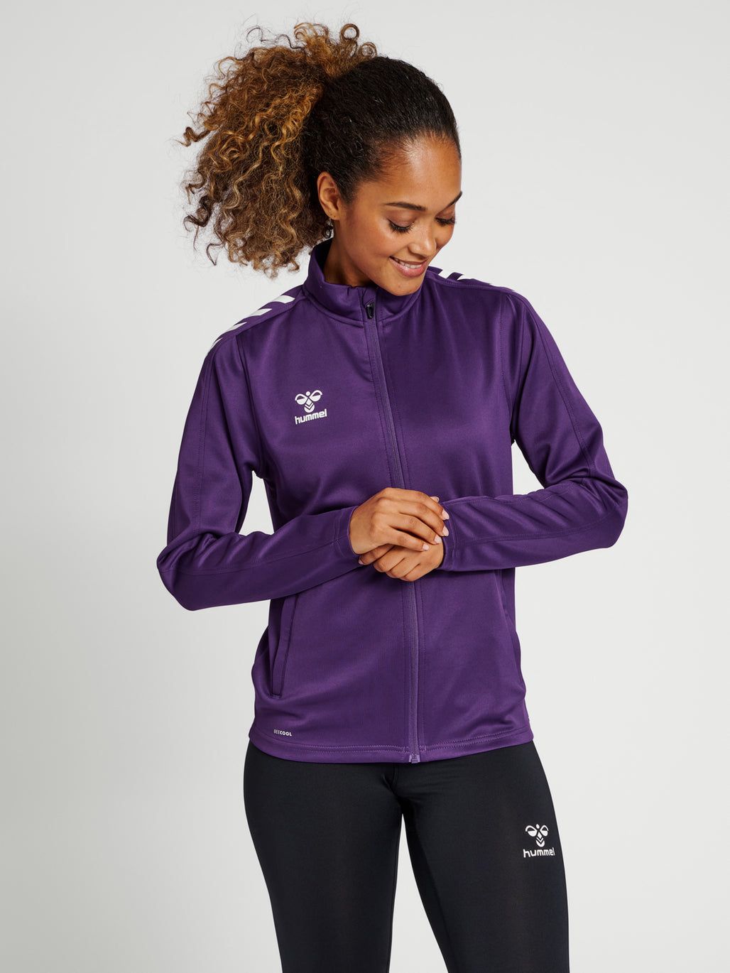 Sudadera hummel Core XK Poly Zip (para mujer)