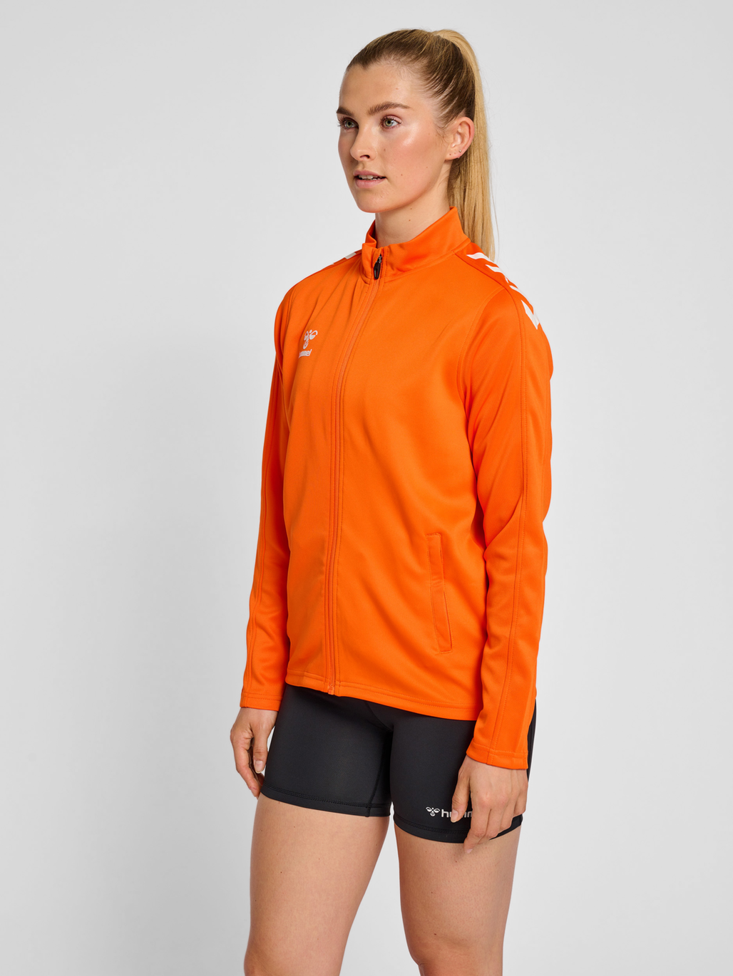 Sudadera hummel Core XK Poly Zip (para mujer)