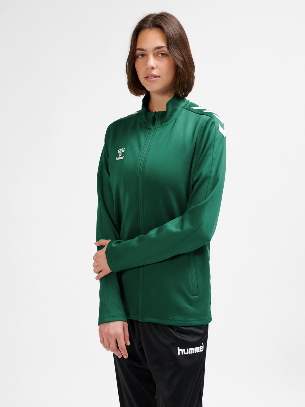 Sudadera hummel Core XK Poly Zip (para mujer)