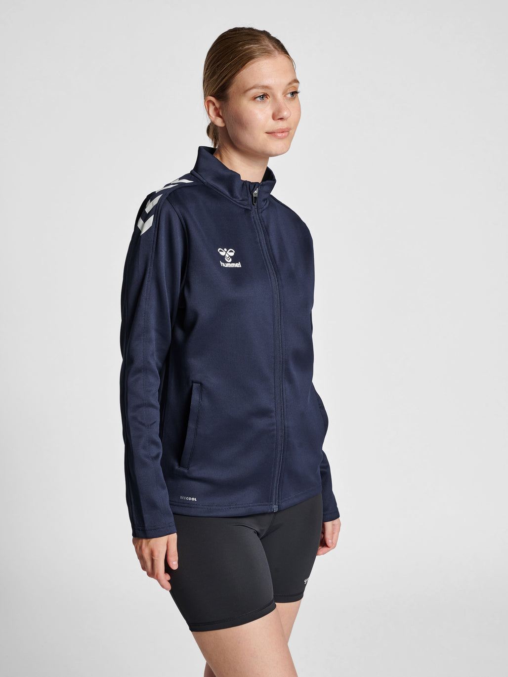 Sudadera hummel Core XK Poly Zip (para mujer)