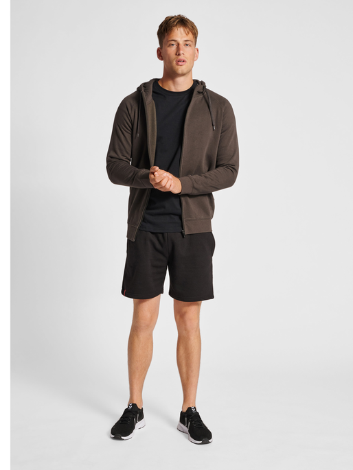 Sudadera con capucha y cremallera clásica roja de Hummel (para hombre)