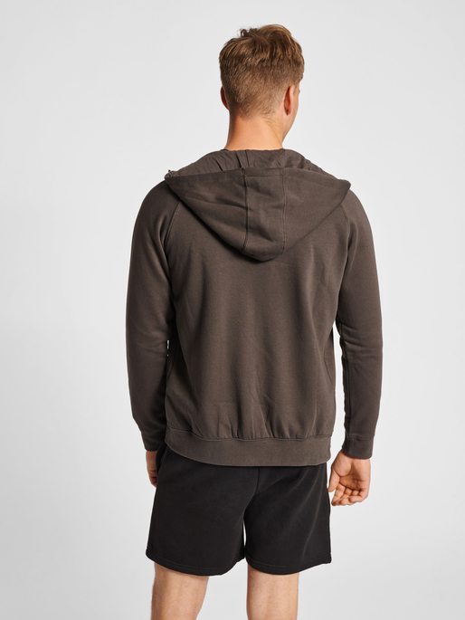 Sudadera con capucha y cremallera clásica roja de Hummel (para hombre)