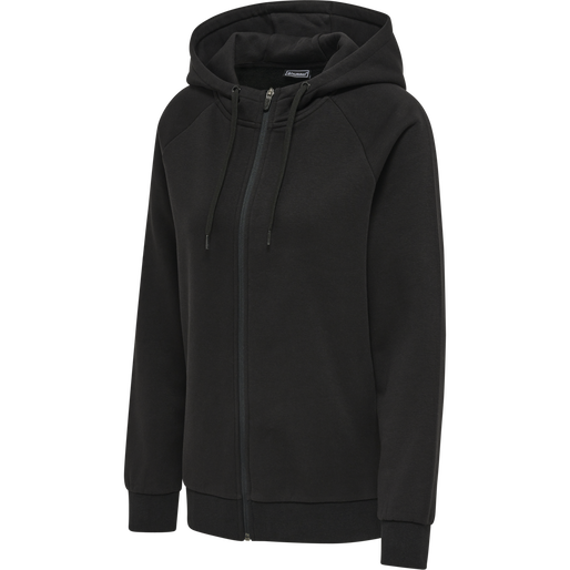 Sudadera con capucha y cremallera clásica roja de Hummel (para mujer)