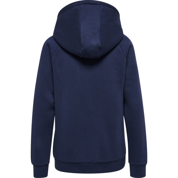 Sudadera con capucha y cremallera gruesa roja de Hummel (para mujer)