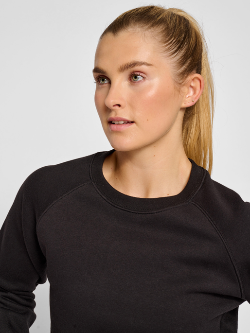 Sudadera roja pesada Hummel (para mujer)