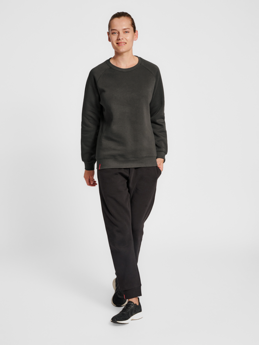 Sudadera roja pesada Hummel (para mujer)