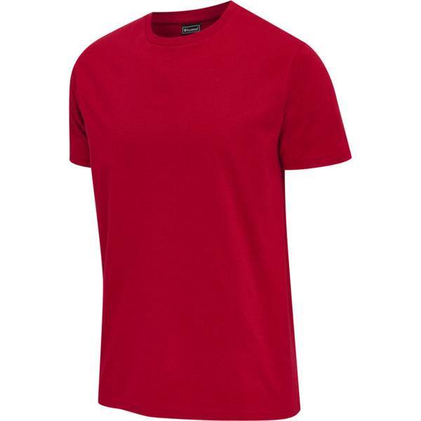 Camiseta básica roja de manga corta hummel (para hombre)