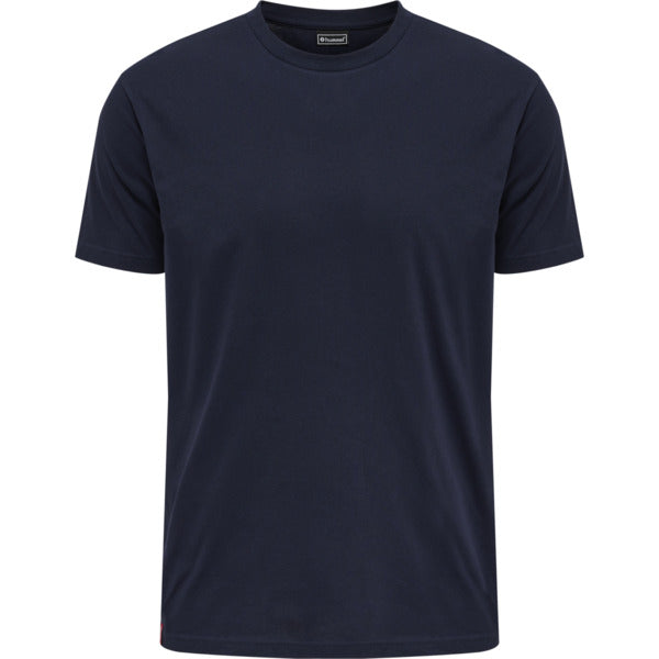 Camiseta básica roja de manga corta hummel (para hombre)