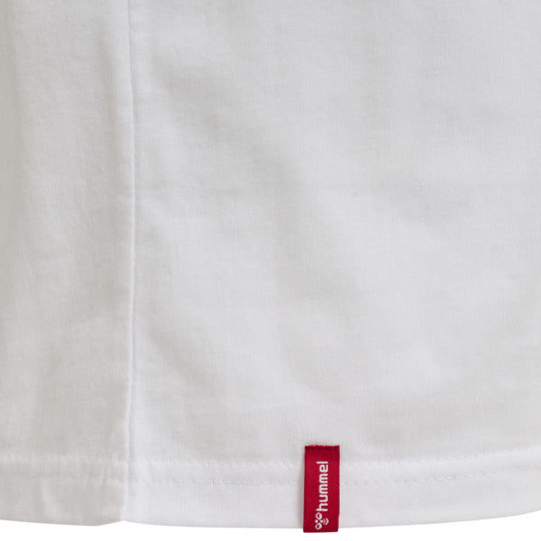 Camiseta básica roja de manga corta hummel (para hombre)