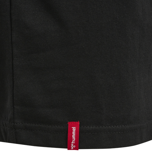 Camiseta básica roja hummel de manga corta (juvenil)