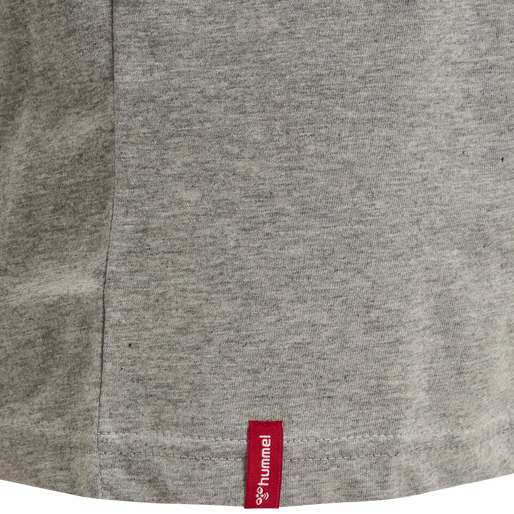 Camiseta básica roja hummel de manga corta (juvenil)