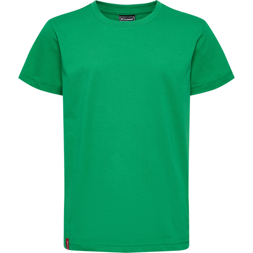 Camiseta básica roja hummel de manga corta (juvenil)