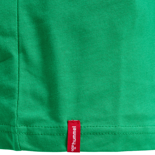 Camiseta básica roja hummel de manga corta (juvenil)