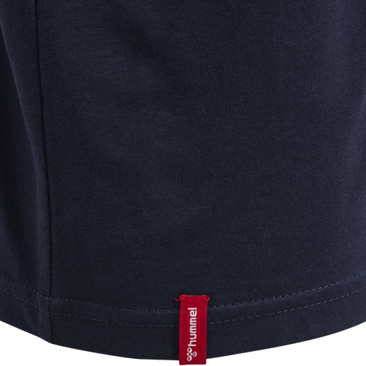 Camiseta básica roja hummel de manga corta (juvenil)